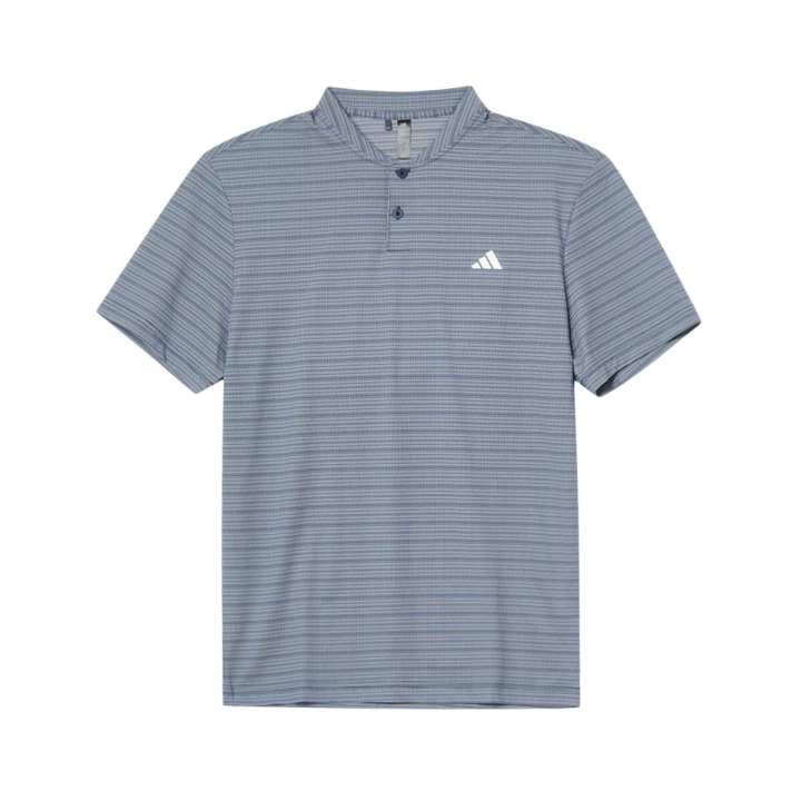 Adidas Adidas Golf Clothing Men's Gray Stand Collar Moderate