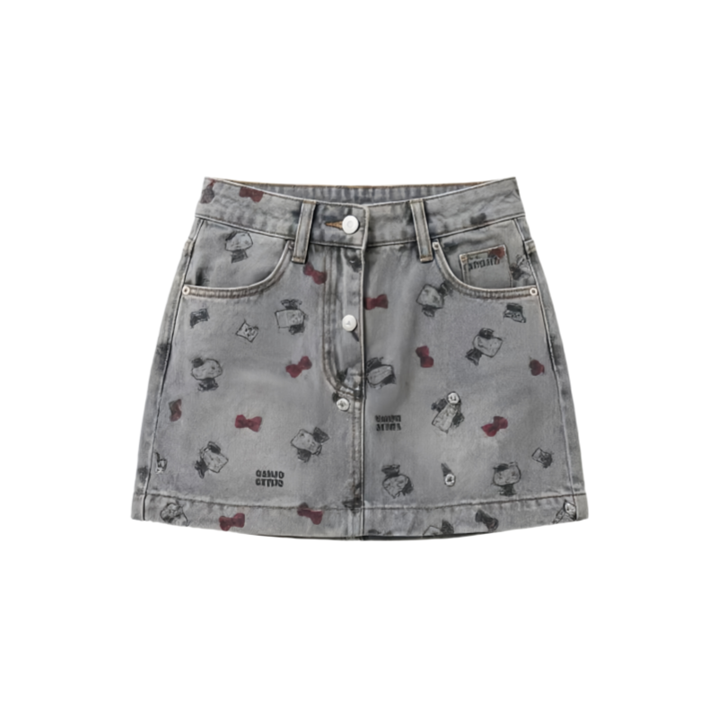 DUSHE DUSHE Denim Short Skirts Women's