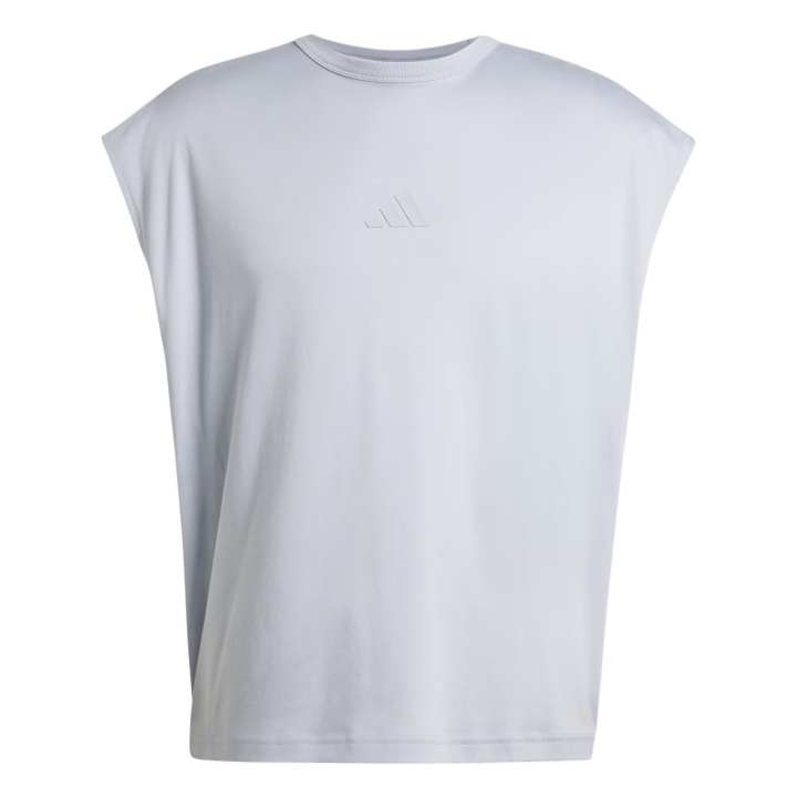 Adidas Adidas Tank Tops Men's Halo Silver Crew Neck Moderate Other