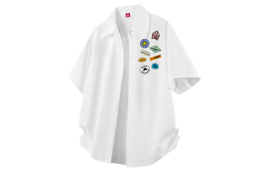 Disney Disney Shirts Unisex Lapel Thin Shirt