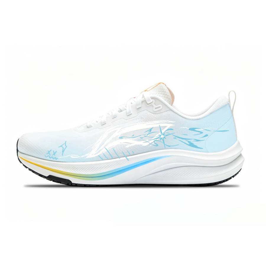 Li-Ning Li Ning Red Hare 8 Textile Cushioning Abrasion Resistant Low top Running Shoes Men's Sky Blue