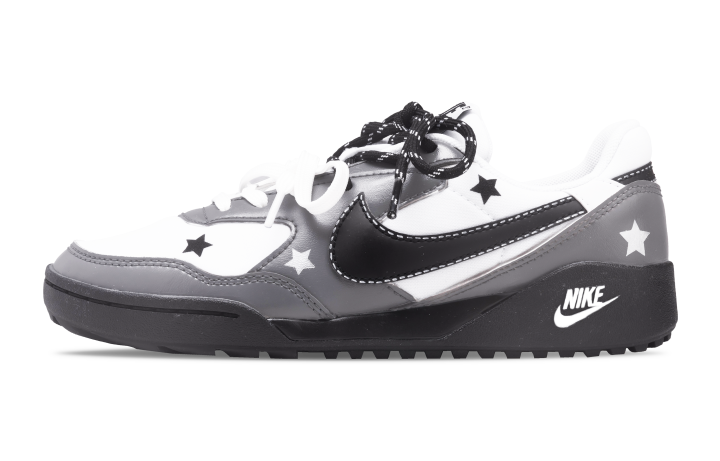 Nike Nike Slip Resistant And Breathable Low top Skateboard Shoes Unisex White Gray