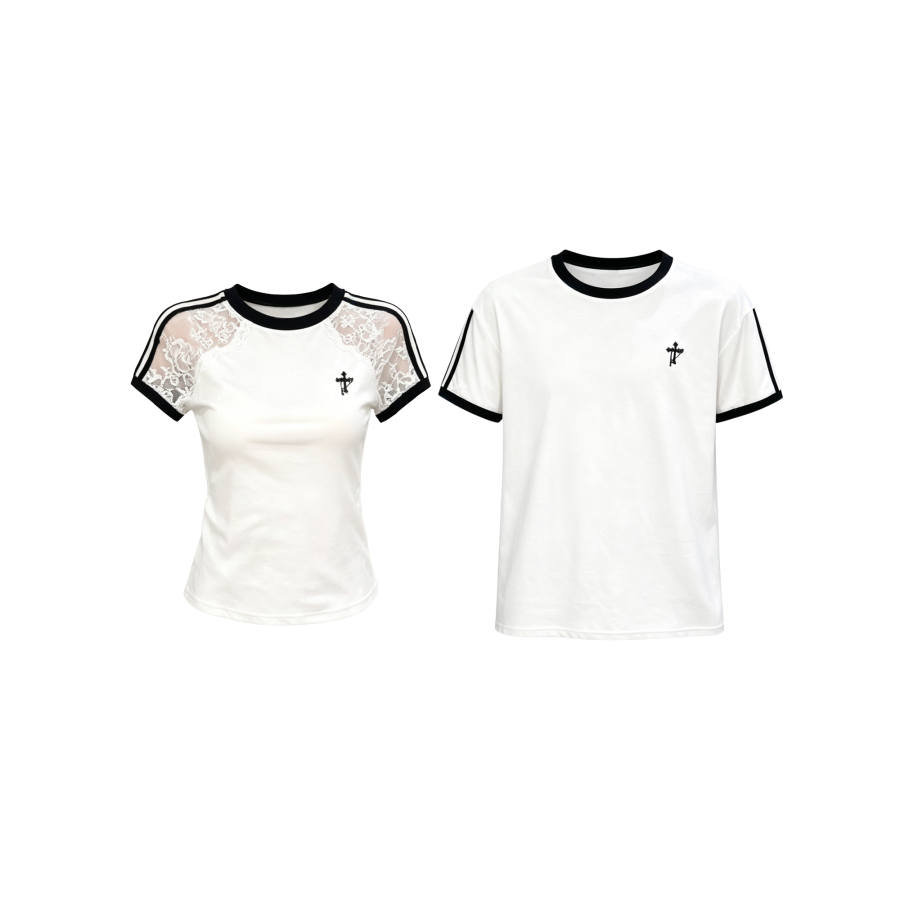 TUSHIFEI Couple Sets Women's Crew Neck Moderate