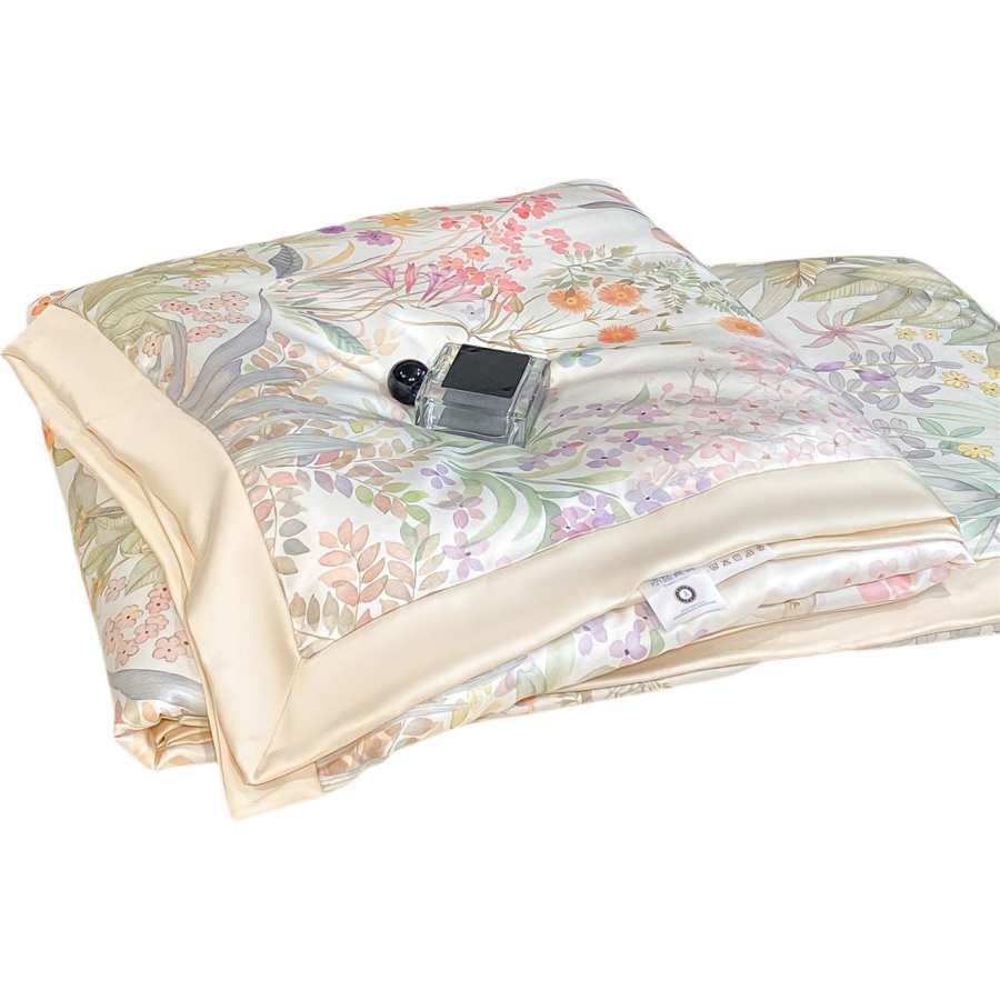 YALU Washed Ice Silk Digital Print Corner Wide Band Summer Cooling Quilt Smoothing Cooling Breathable