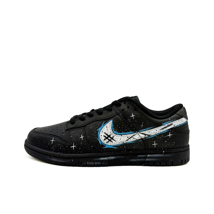 Nike Nike Dunk Eternal Solitude Night Leather Low top Skateboard Shoes Men's Black White