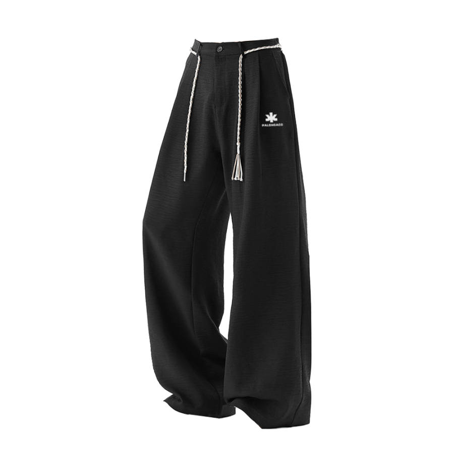 PAL ONGACO Casual Pants Unisex Moderate Straight Fit Pants
