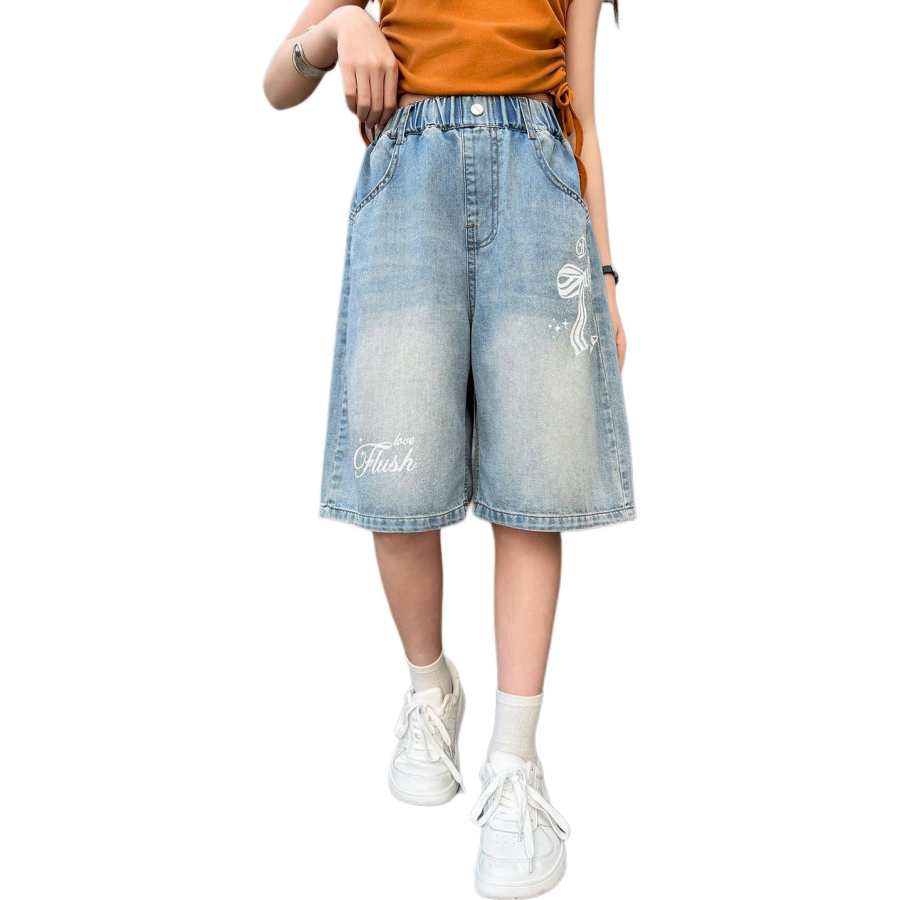 PLANDOO PLANDOO Kids Jeans Thin Stretch Cooling