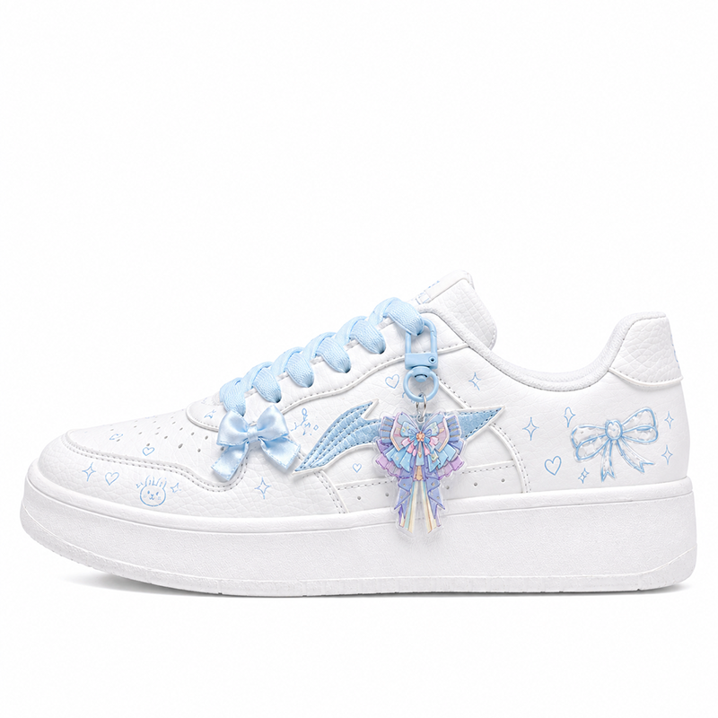 Li-Ning Li Ning Floating Boat Abrasion Resistant Cushioning Low top Skateboard Shoes Women's Blue