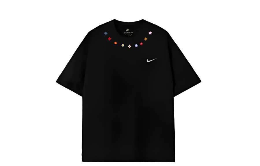 Nike Nike Sportswear T Shirts Men's Black Crew Neck Moderate
