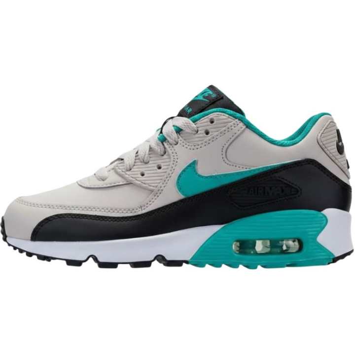 Nike Nike Air Max 90 Low top Kids' Running Shoes White Black Blue Kids'