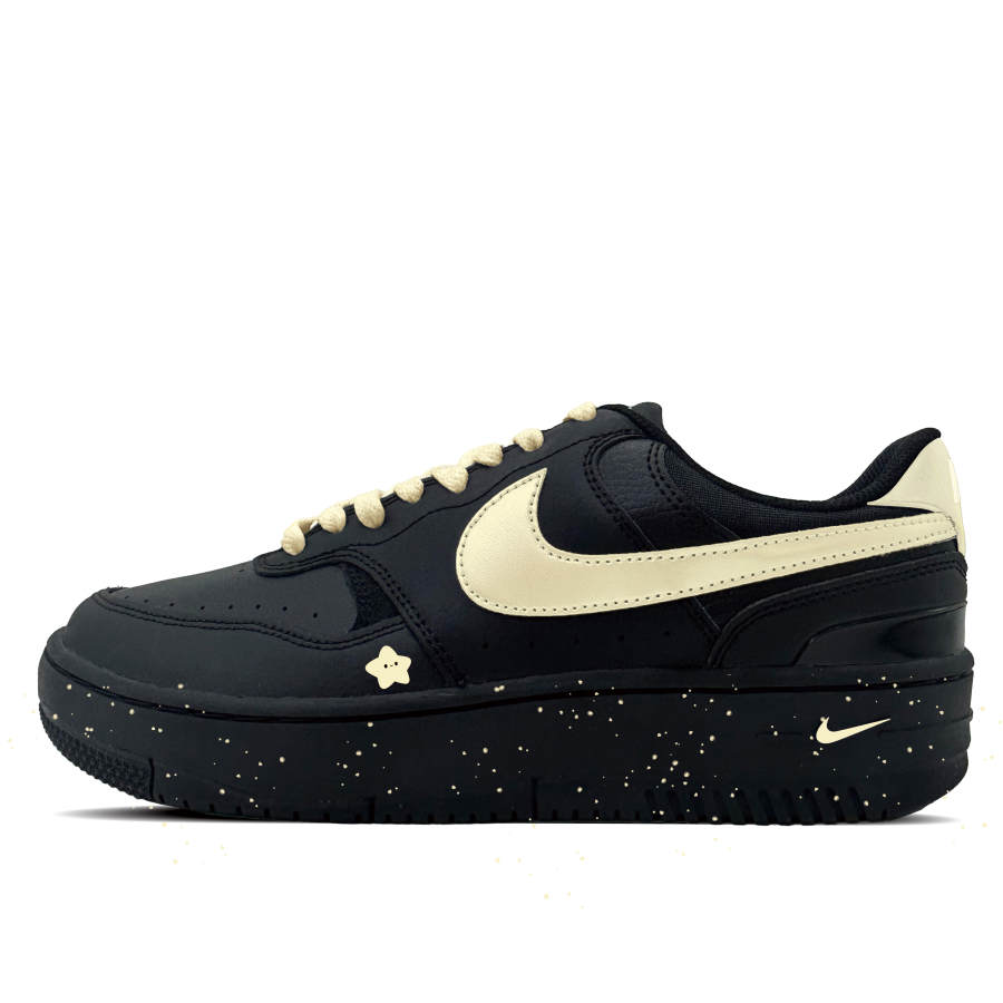 Nike Nike Gamma Force Island Order Synthetic Leather Abrasion Resistant Low top Skateboard Shoes Women's Black