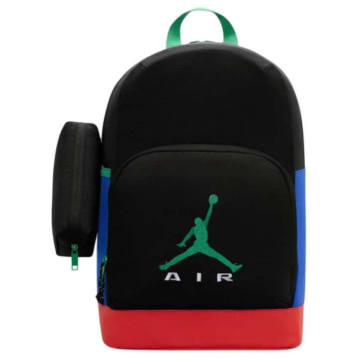 Jordan Jordan Polyester Backpack Unisex Black & Multicolor