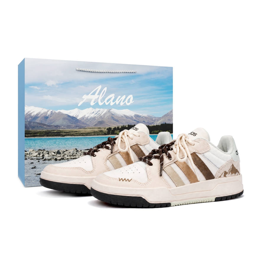 Adidas Adidas ENTRAP Low top Casual Skate Shoes Unisex Beige Brown