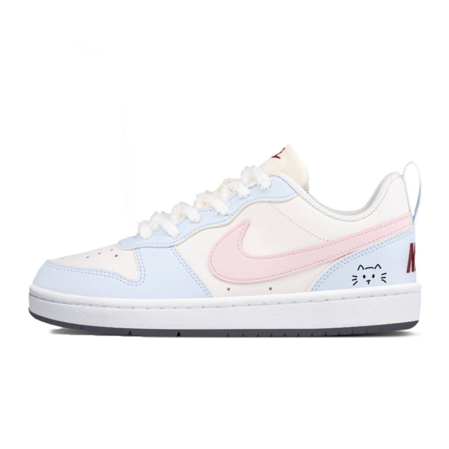Nike Nike Court Borough Heartfelt Sea Salt Slip Resistant, Abrasion Resistant, Lightweight, Breathable Low top