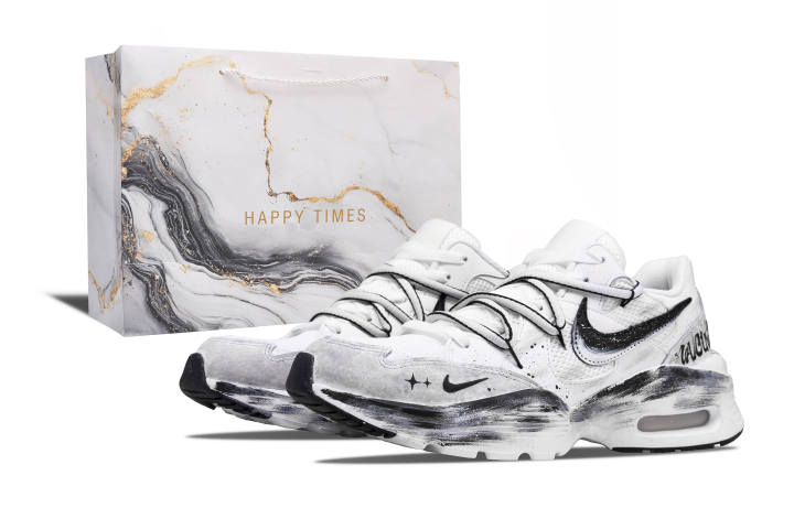 Nike Nike Air Max Fusion Mesh, Synthetic Leather Cushioning Slip Resistant Abrasion Resistant Breathable Air Cushion
