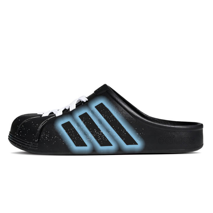 Adidas Adidas ADILETTE CLOGS Blue Gradient Clogs Unisex Black