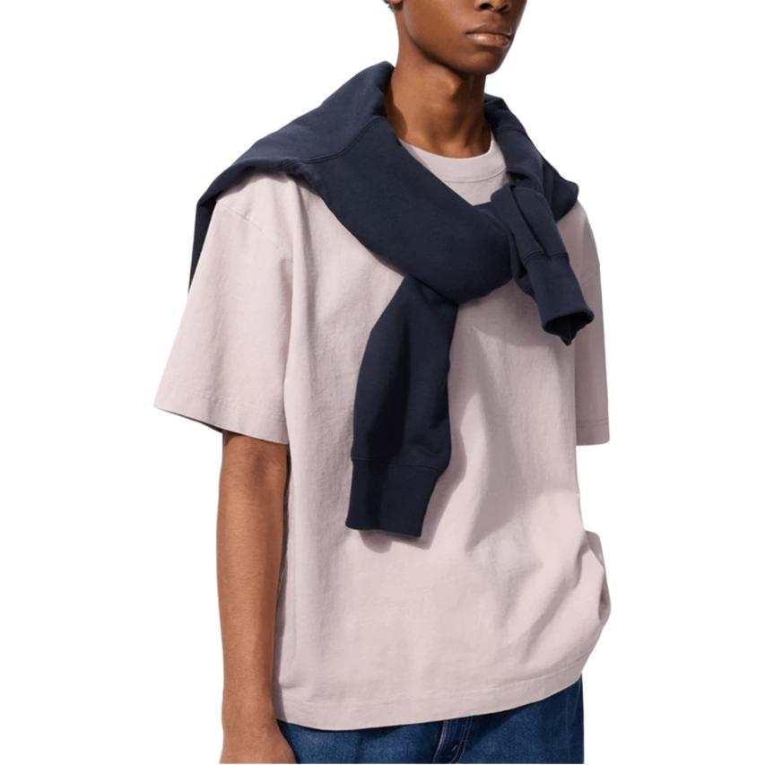UNIQLO SS26 T Shirts Men's Pink Crew Neck