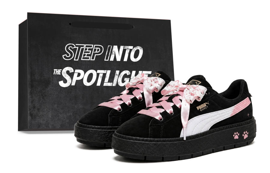 PUMA Platform Trace Suede Low top Skateboard Shoes Women's
