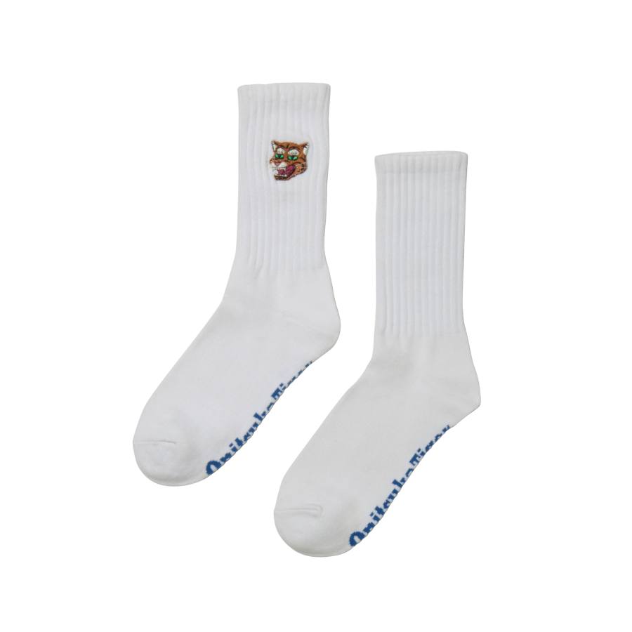 Onitsuka Tiger Onitsuka Tiger MIDDLE SOCKS Crew Socks Unisex White