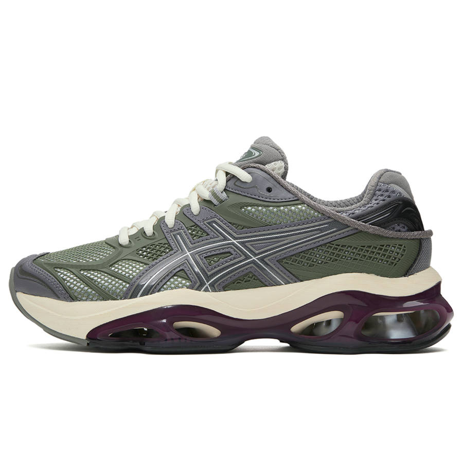 ASICS GEL Kinetic 2.0 Cushioning Rebound Balance Support Versatile Running Shoes Unisex Green Gray White