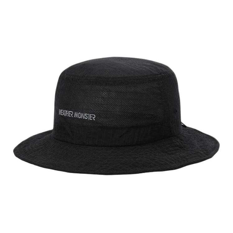 KOLON SPORT Polyester Bucket Hats Unisex Black