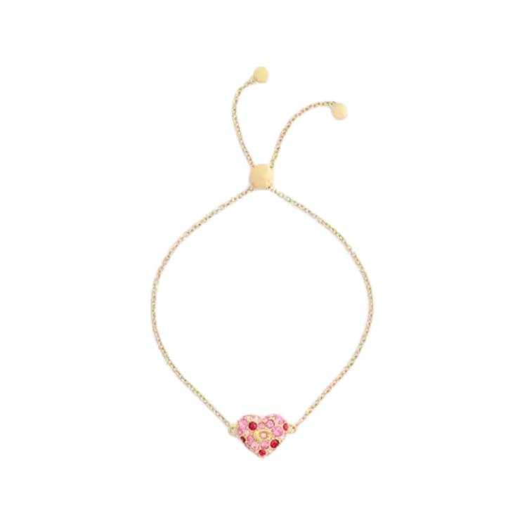 COACH Enamel Bracelets Women's Gold/Pink