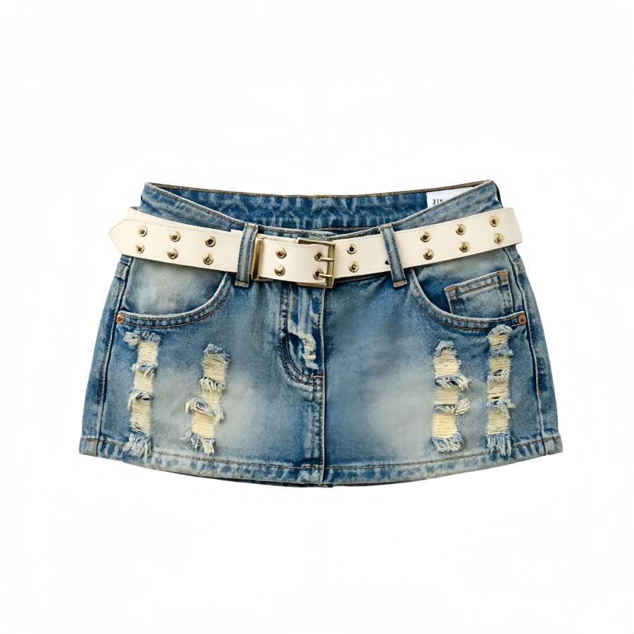 DUSHE DUSHE Denim Short Skirts Women's