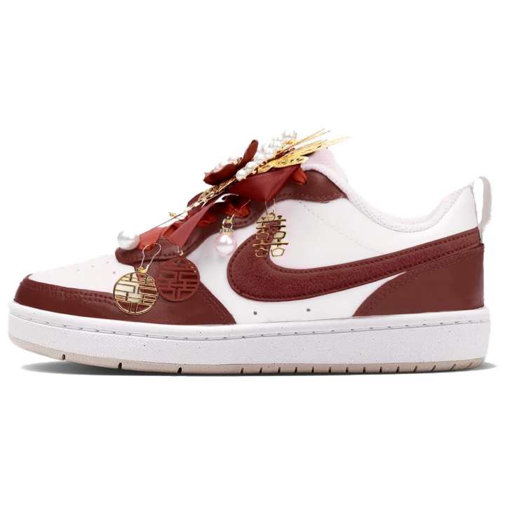 Nike Nike Court Borough Low top Skateboard Shoes Unisex Red