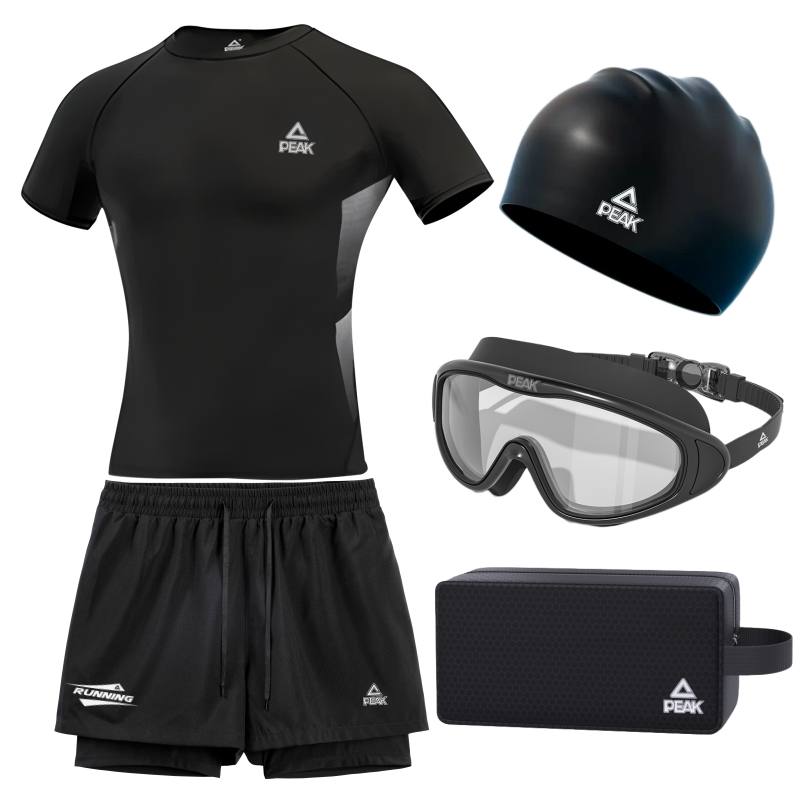 PEAK x SHUILULIANGYONG Swimming Equipment Sets Men's Black