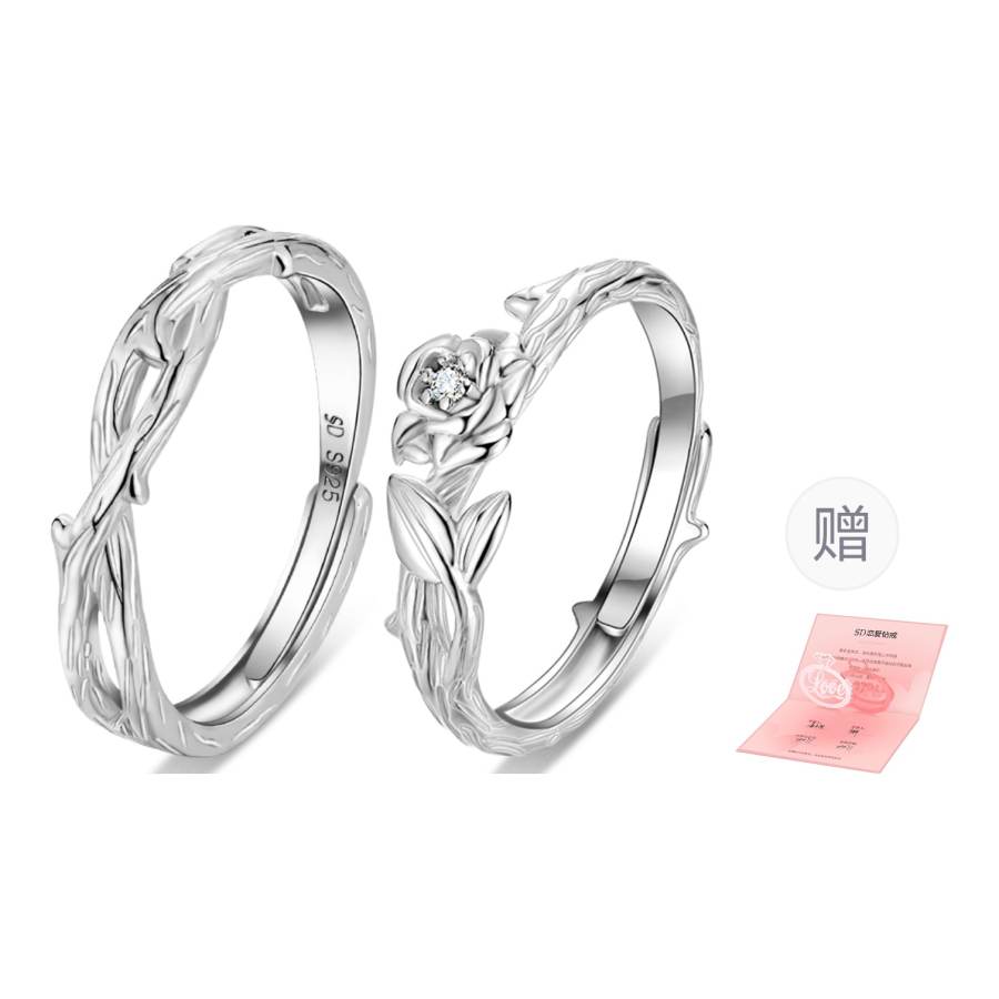 SOFTDORA SOFTDORA 925 Sterling Silver Students Ring Sterling Silver Unisex