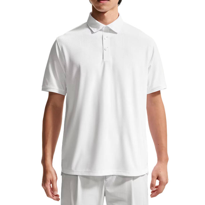 Nike Nike Golf Clothing Men's White/White Polo Collar Moderate