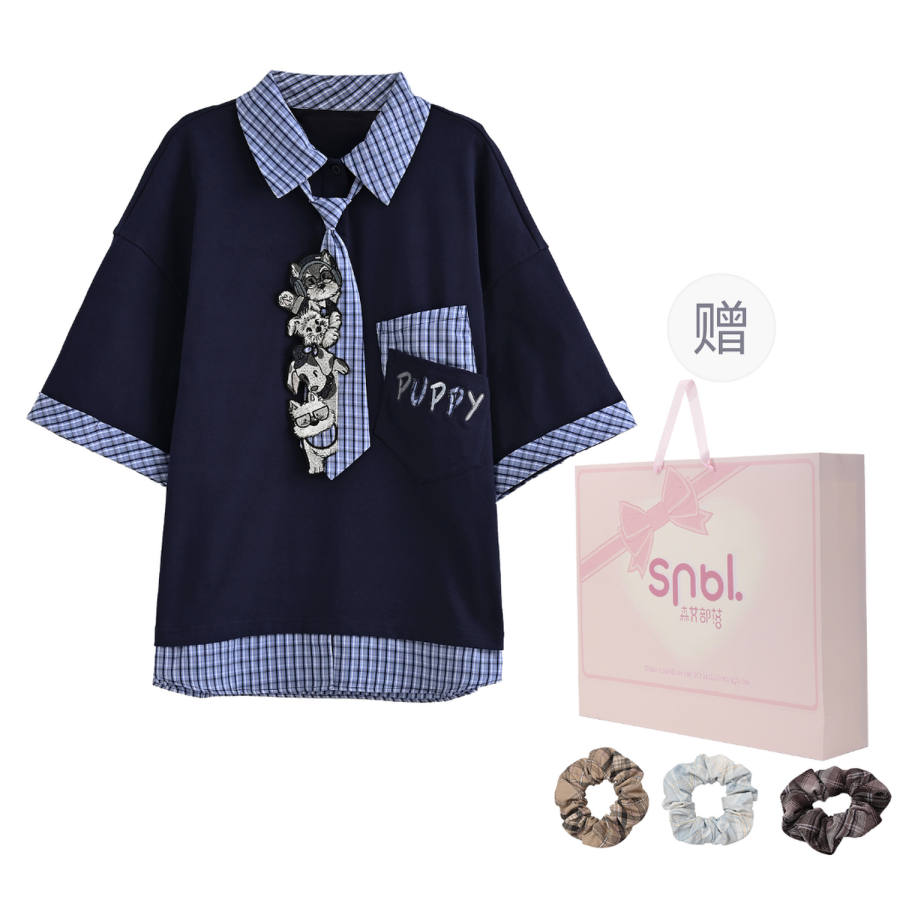SNBL T Shirts Women's Polo Collar Moderate