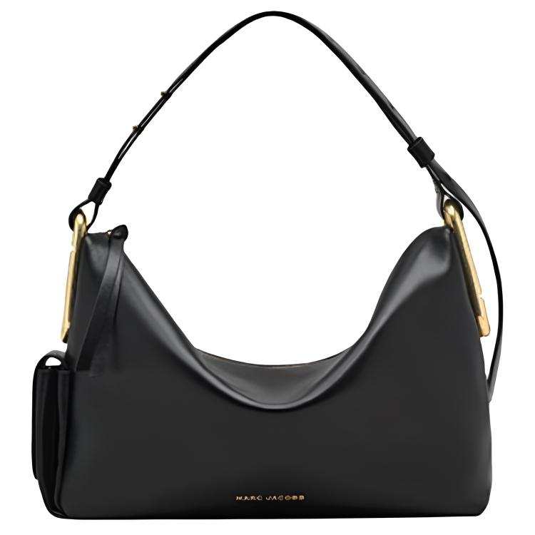 MARC JACOBS MARC JACOBS Cow Leather Shoulder Bag Large Women's Black