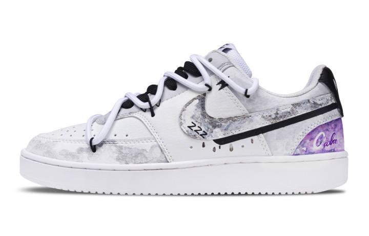 Nike Nike Court Vision 1 Fog Realm Low top Skateboard Shoes Men's Light Gray