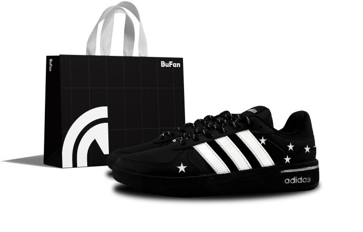 Adidas Adidas COURTBEAT Black Silver Low top Skateboard Shoes Unisex Black White