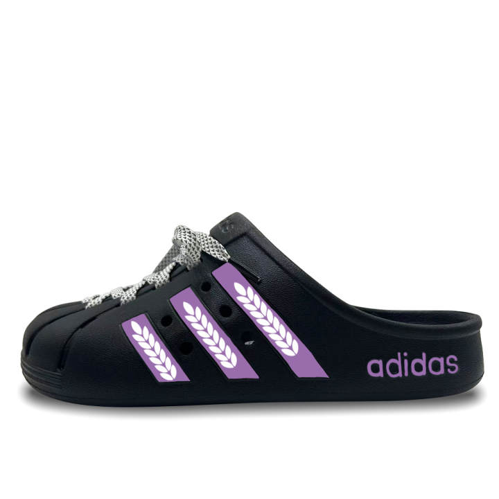 Adidas Adidas ADILETTE CLOGS Unisex White Purple