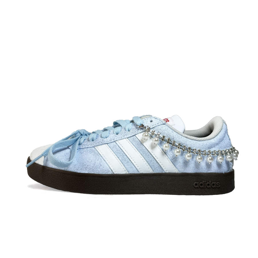 Adidas Adidas VL COURT 2.0 Abrasion Resistant Low top Skateboard Shoes Unisex