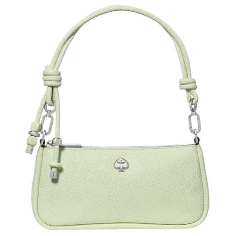 Kate Spade Cow Leather Shoulder Bag Women's Matcha Green