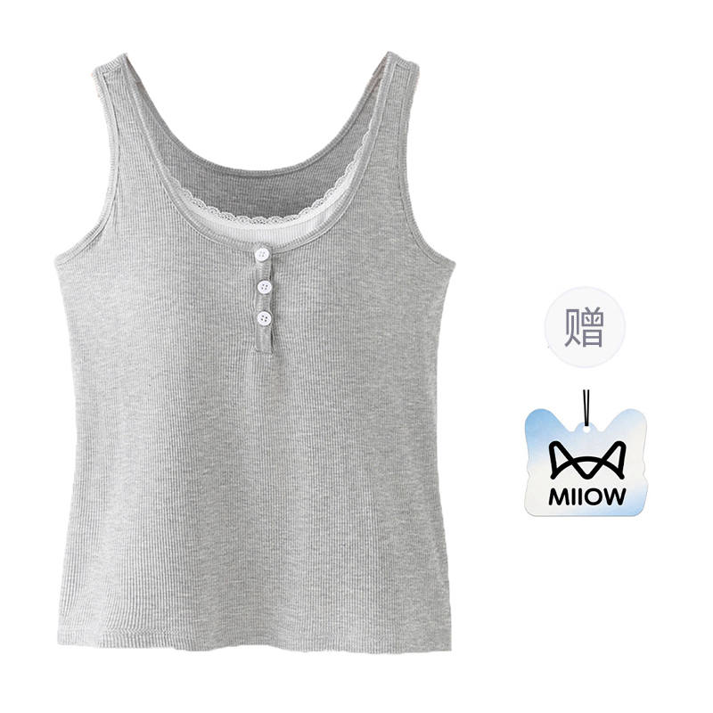 MIIOW Tank Tops Women's U Neck Thin Other