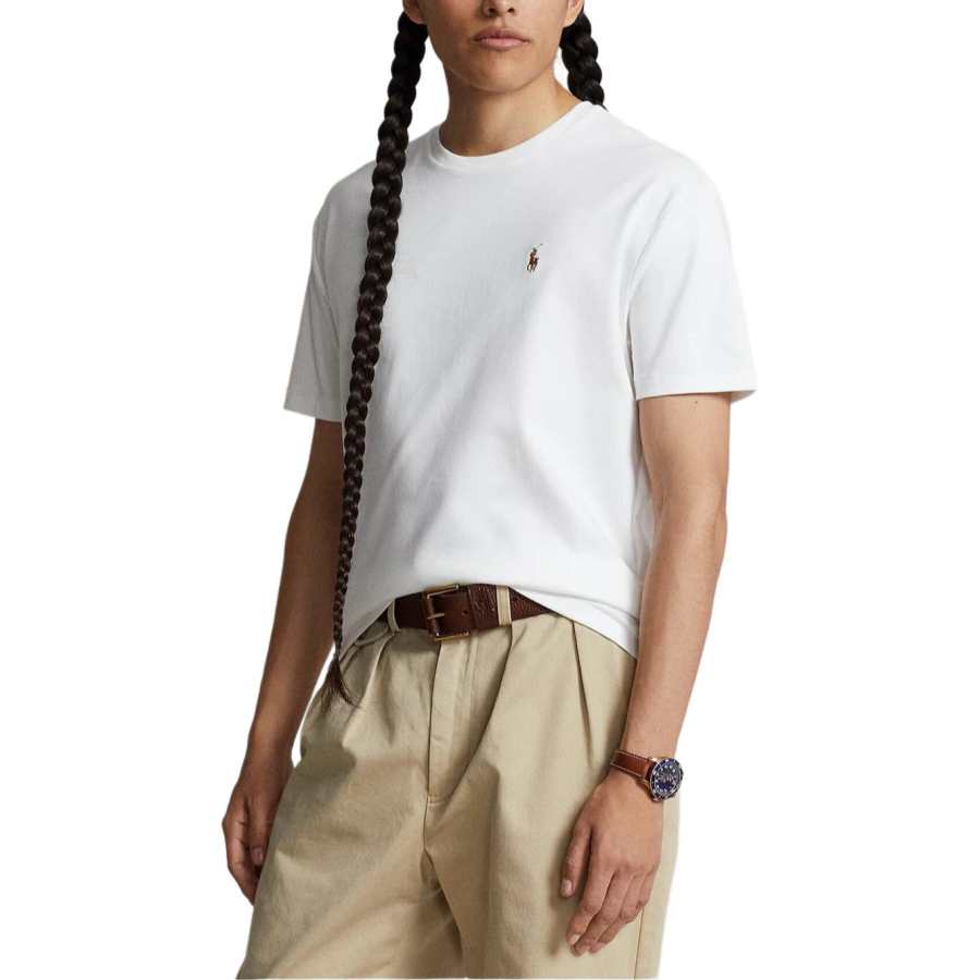 Polo Ralph Lauren FW21 T Shirt Custom Slim Fit Men's White