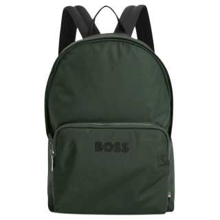 HUGO BOSS Polyester Backpack Men's Dark Green