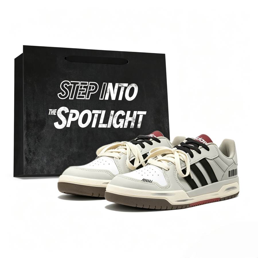Adidas Adidas ENTRAP With You Tong, Couple Abrasion Resistant Breathable Low top Skateboard Shoes Unisex Gray