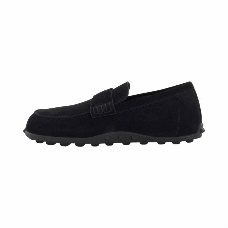 HERMES Lazy Casual Shoes Women's Black