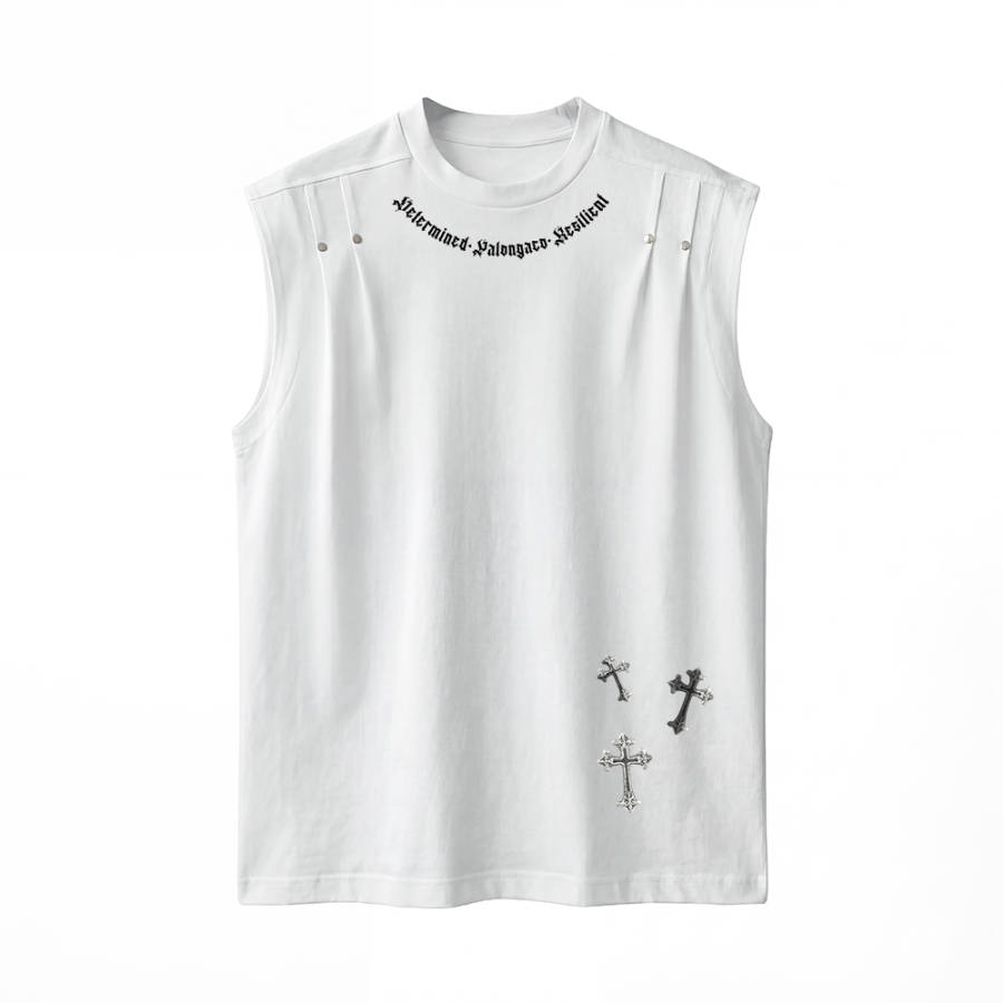 PAL ONGACO Tank Tops Unisex Crew Neck Thin Straight Fit