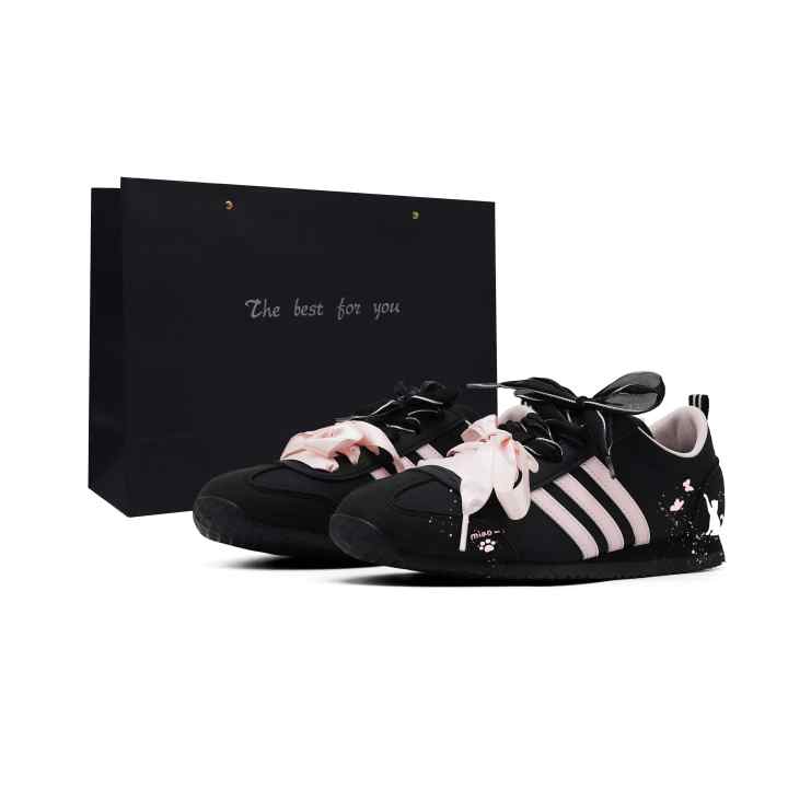 Adidas Adidas VS JOG 2.0 Kitten Textile, Synthetic Leather Slip Resistant Abrasion Resistant Low top Casual Shoes Unisex