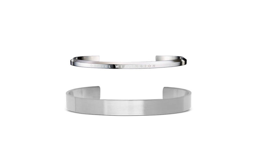 DW/DanielWellington Daniel Wellington Alloy Bangles Unisex Silver