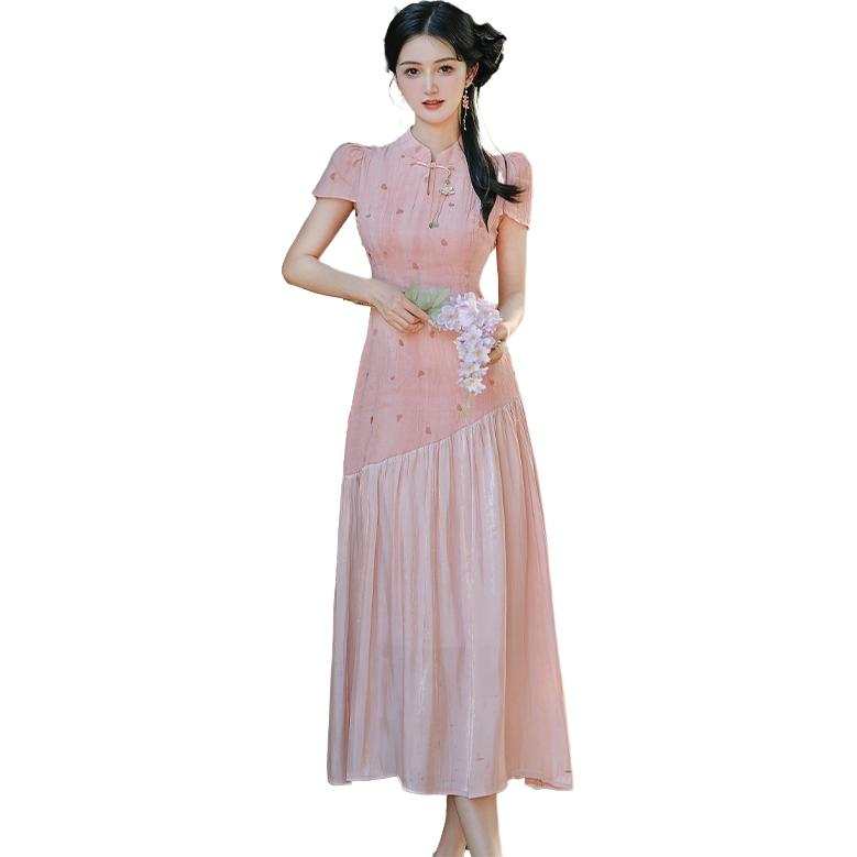 VENICEW Short Sleeved Dress Women's
