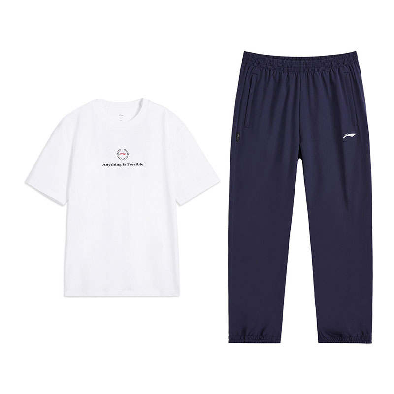 Li-Ning Li Ning Casual Suit Unisex Standard White/Sailor Blue