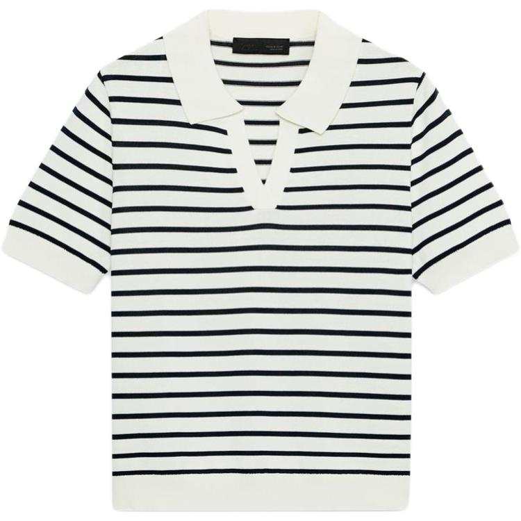 ZARA Polo Shirts Women's Stripes