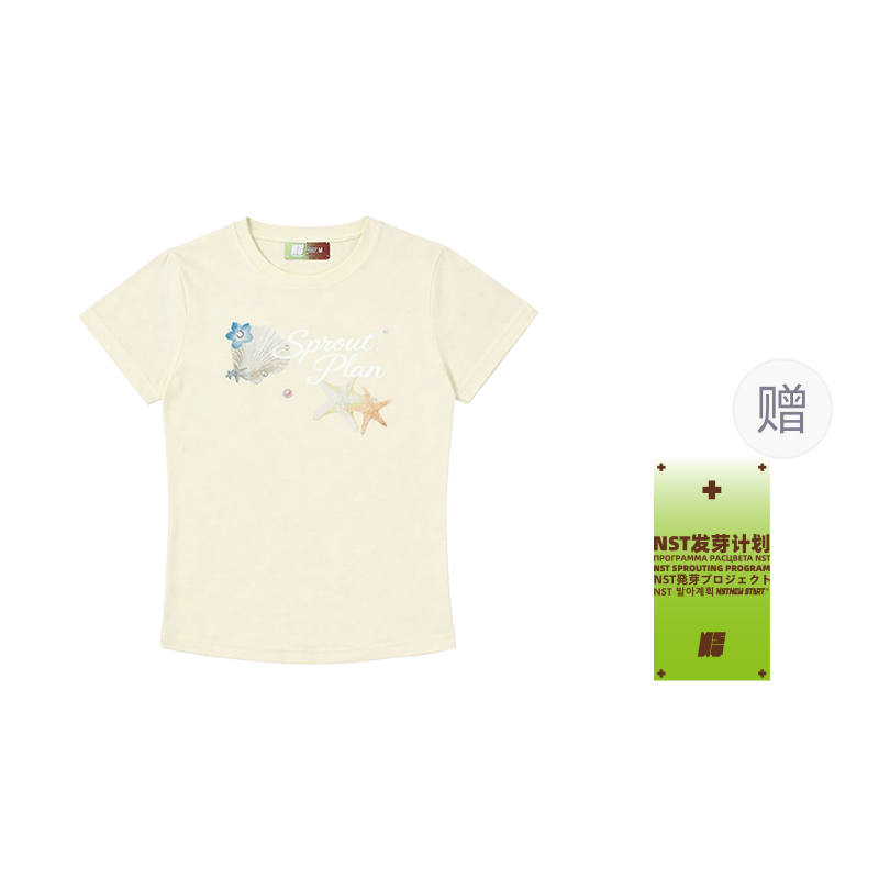 NSTNEW START Regular Sleeve T Shirt Women's